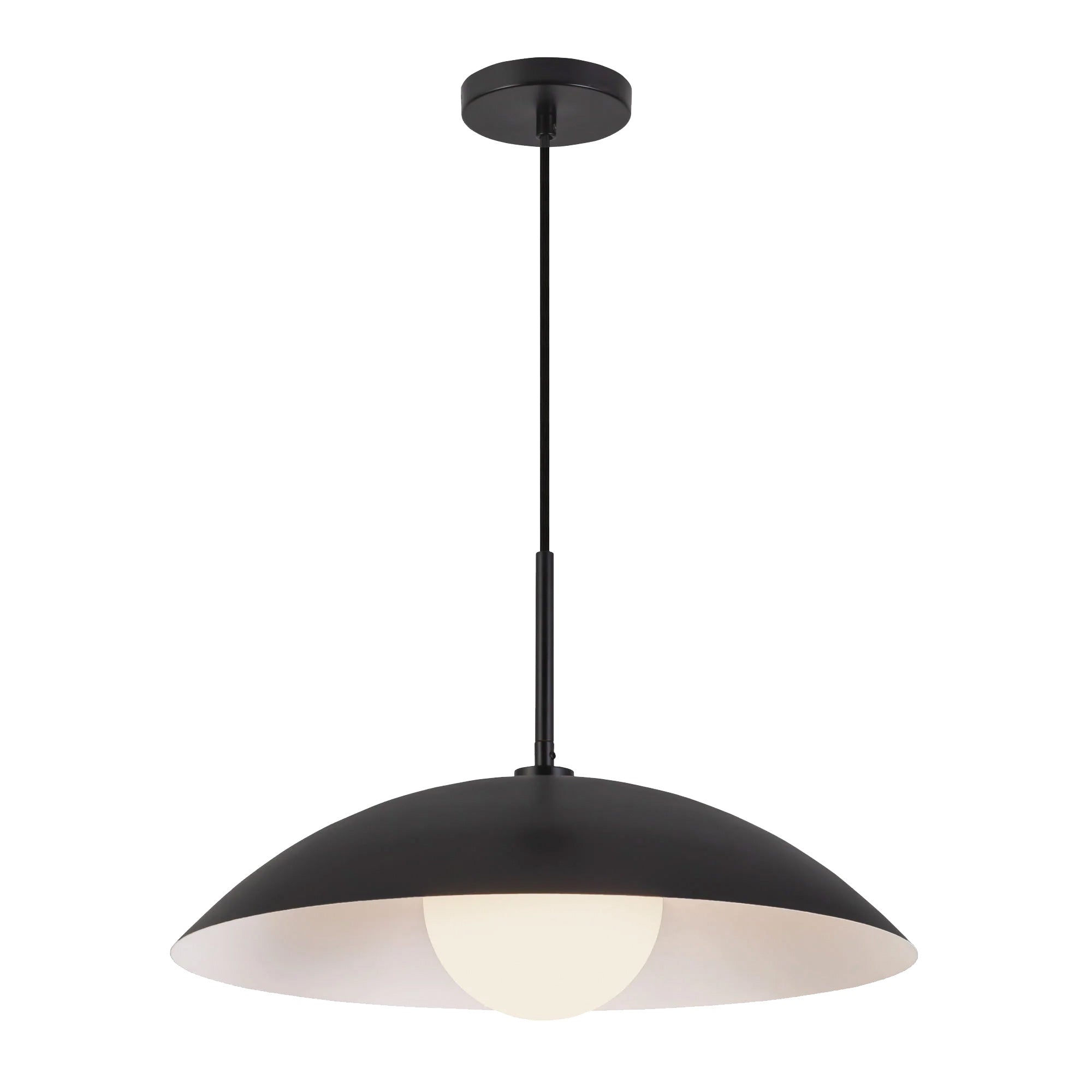 Suspension REGENT en noir — PD56019-BK — Luminaire Expert