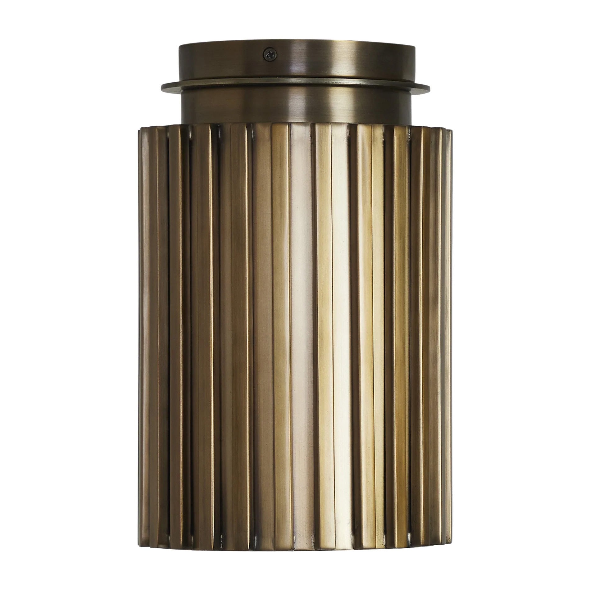 Plafonnier FENICE en laiton plaqué antique brossé foncé — LPC4515 — Luminaire Expert