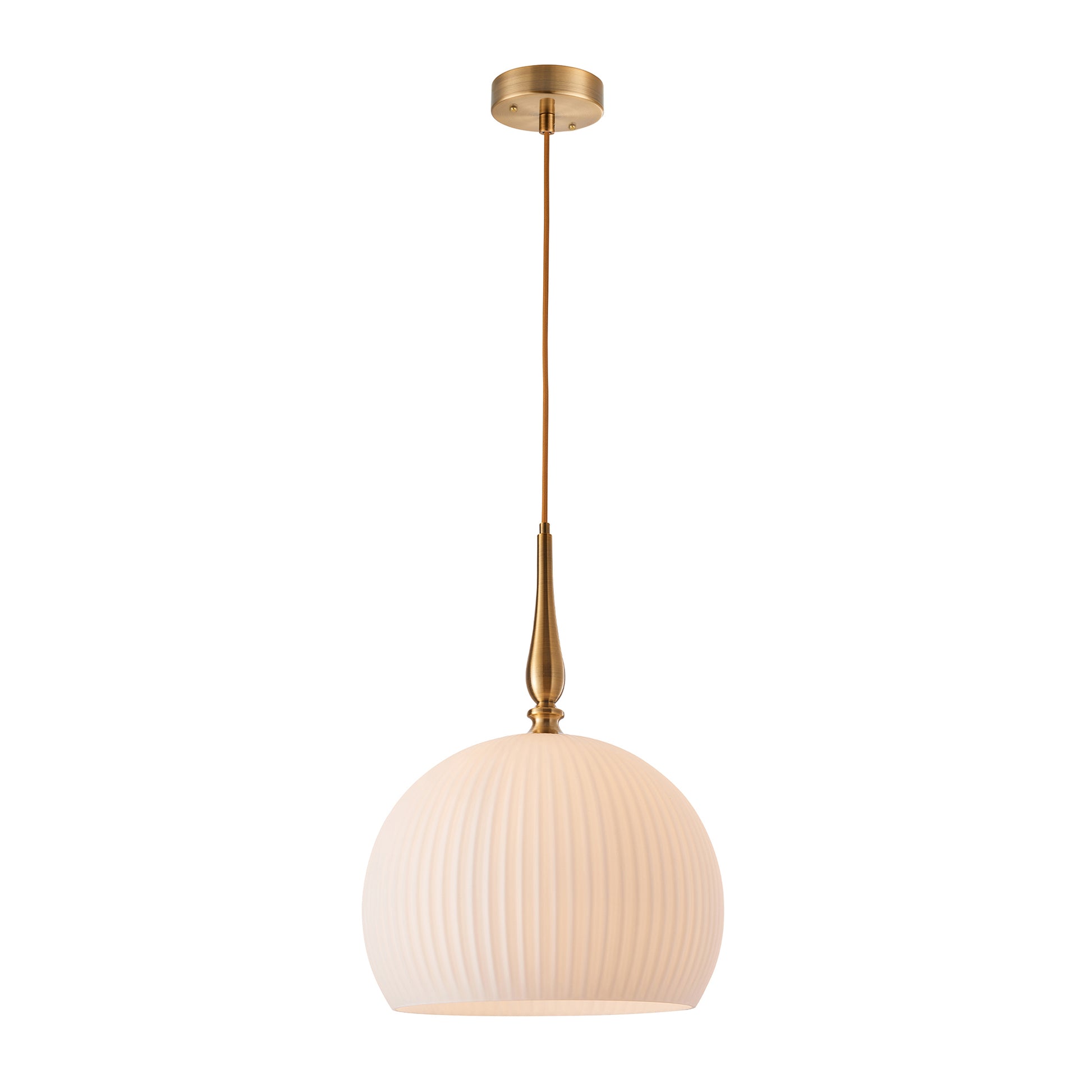 Suspension KATE en laiton — AC12110BR — Luminaire Expert