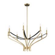 Suspension SUSSEX en champagne bronze — 207369A — Luminaire Expert
