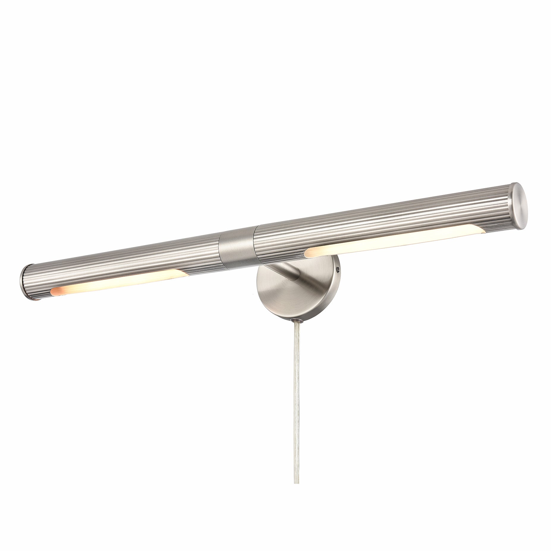 Applique murale BOUVIER en nickel satiné — DVP36999SN — Luminaire Expert