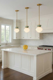 Suspension LUCY en laiton laqué — 83607LCB-SF — Luminaire Expert