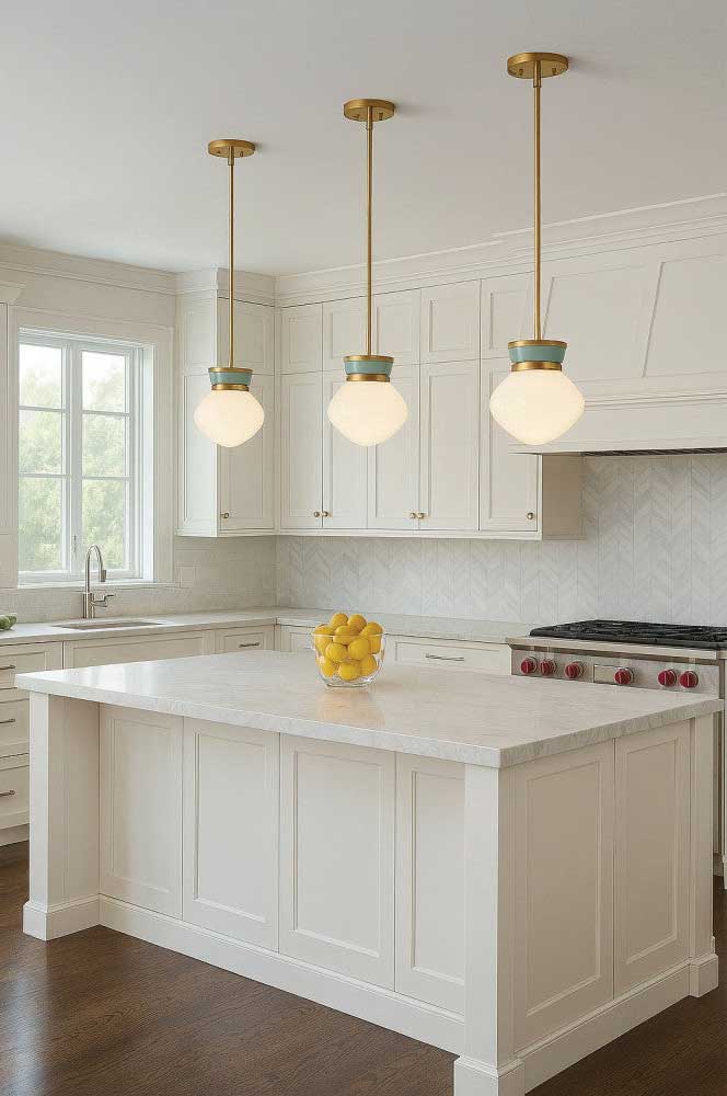 Suspension LUCY en laiton laqué — 83607LCB-SF — Luminaire Expert