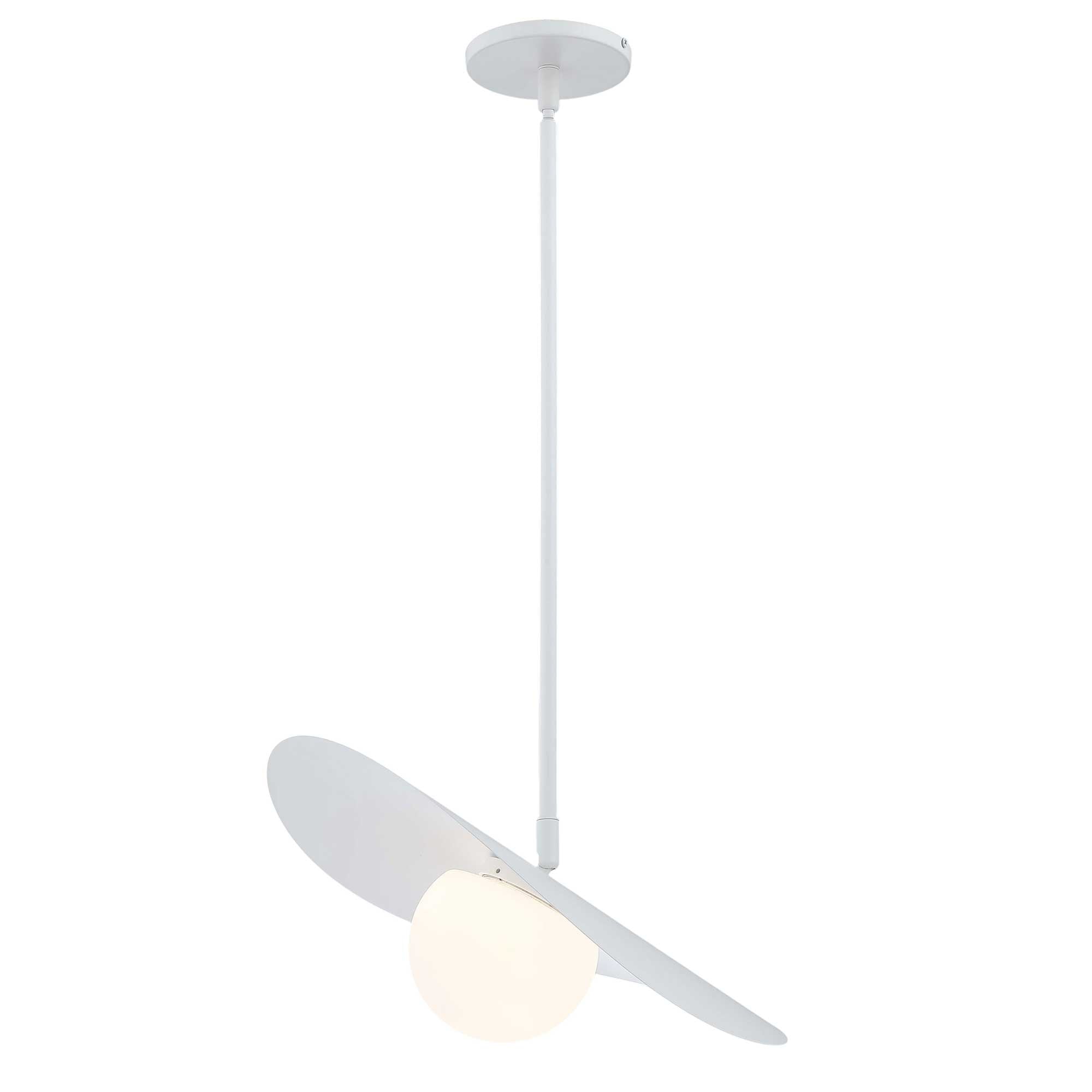 Suspension PAVEN en blanc mat — PVN-1612LEDP-MW — Luminaire Expert