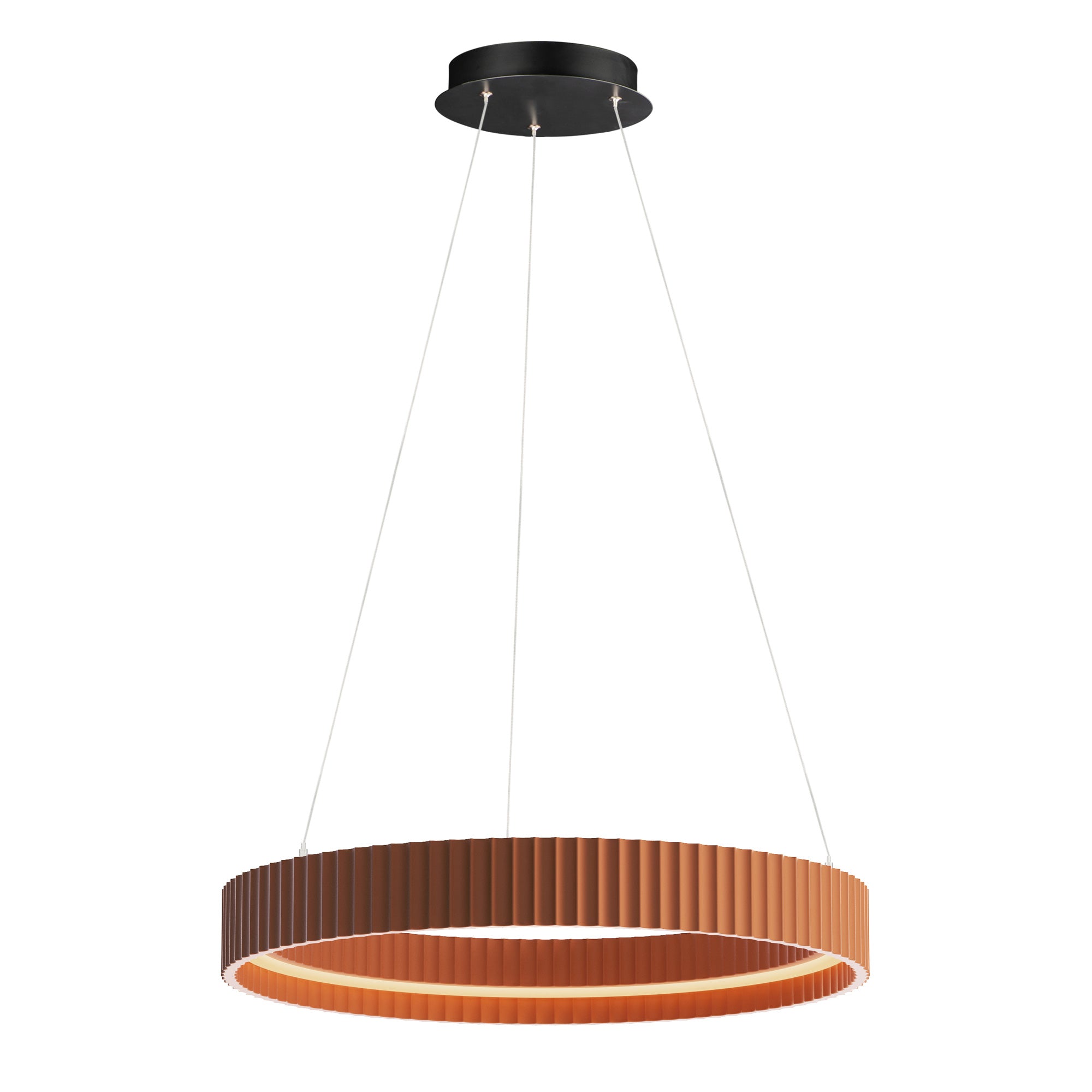 Suspension SOUFFLE en terracotta — E25054-TRC — Luminaire Expert