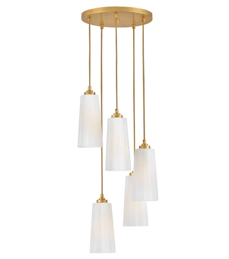 Suspension HONEY en laiton laqué — Hinkley