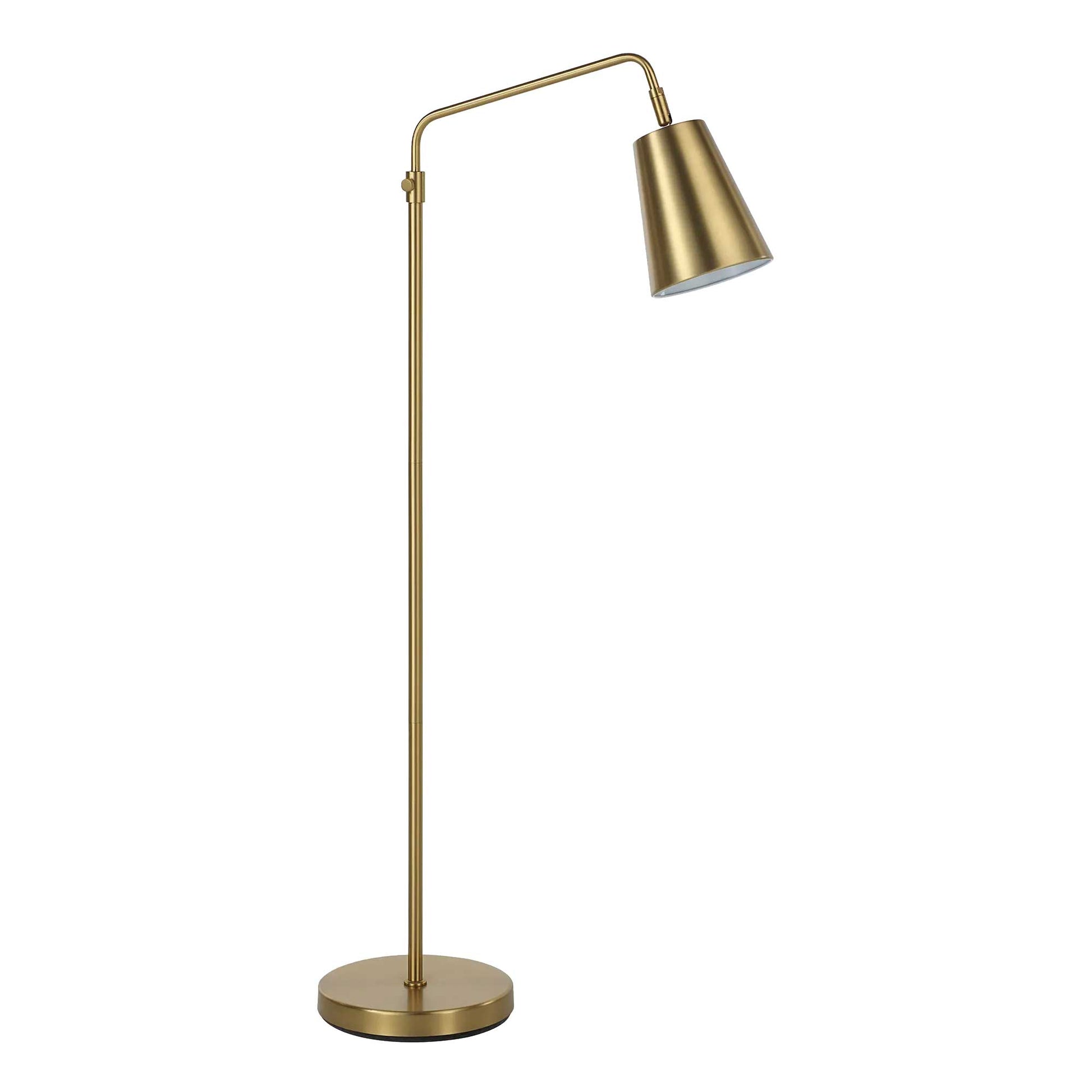 Lampe de plancher VIDURA en laiton — LPF3179 — Luminaire Expert