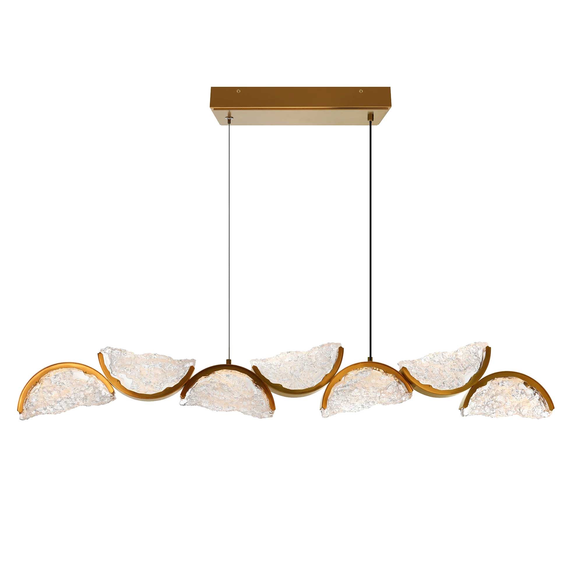 Suspension MOON en laiton — 1715P54-7-624 — Luminaire Expert