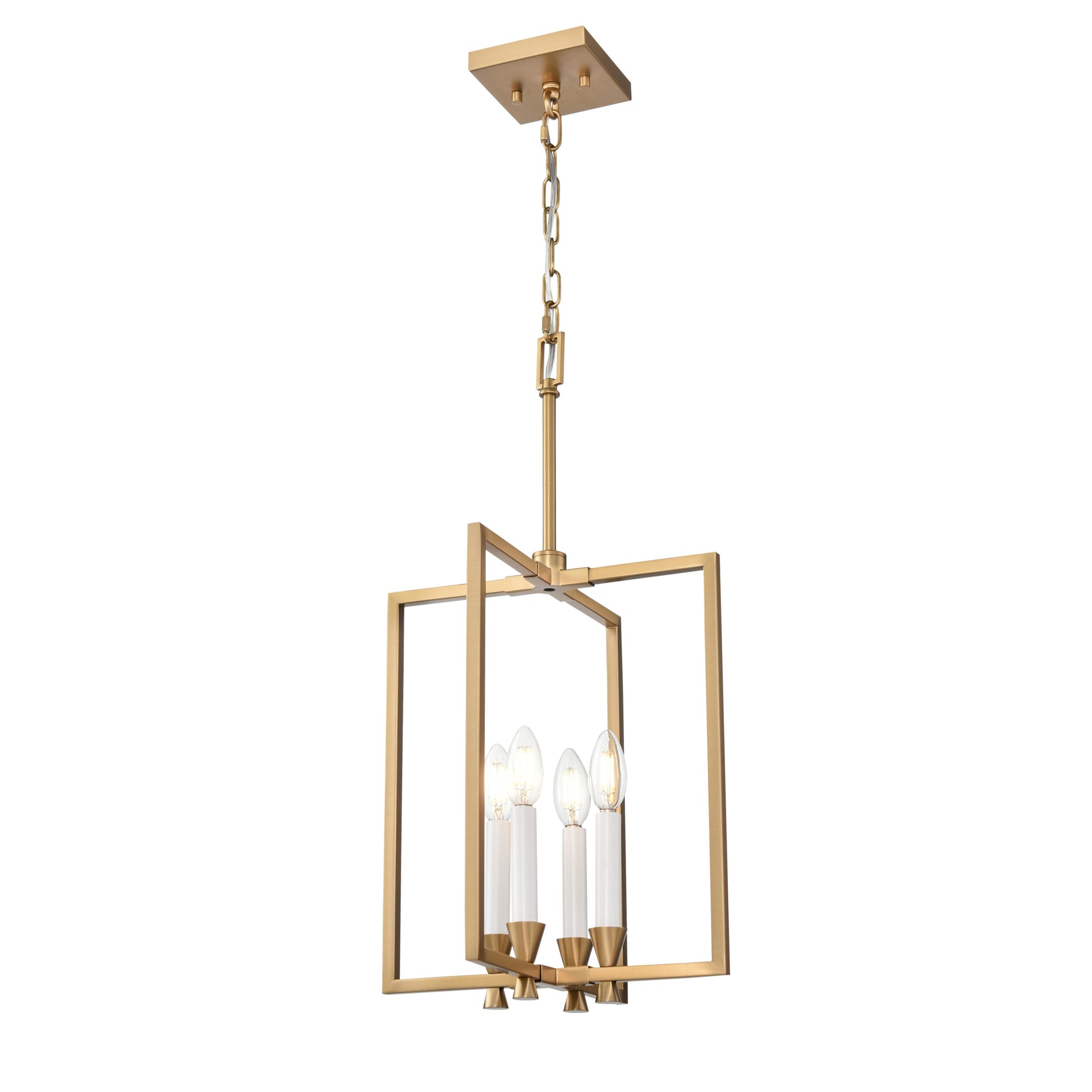 Suspension CARISBROOKE en laiton — DVP37148BR — Luminaire Expert