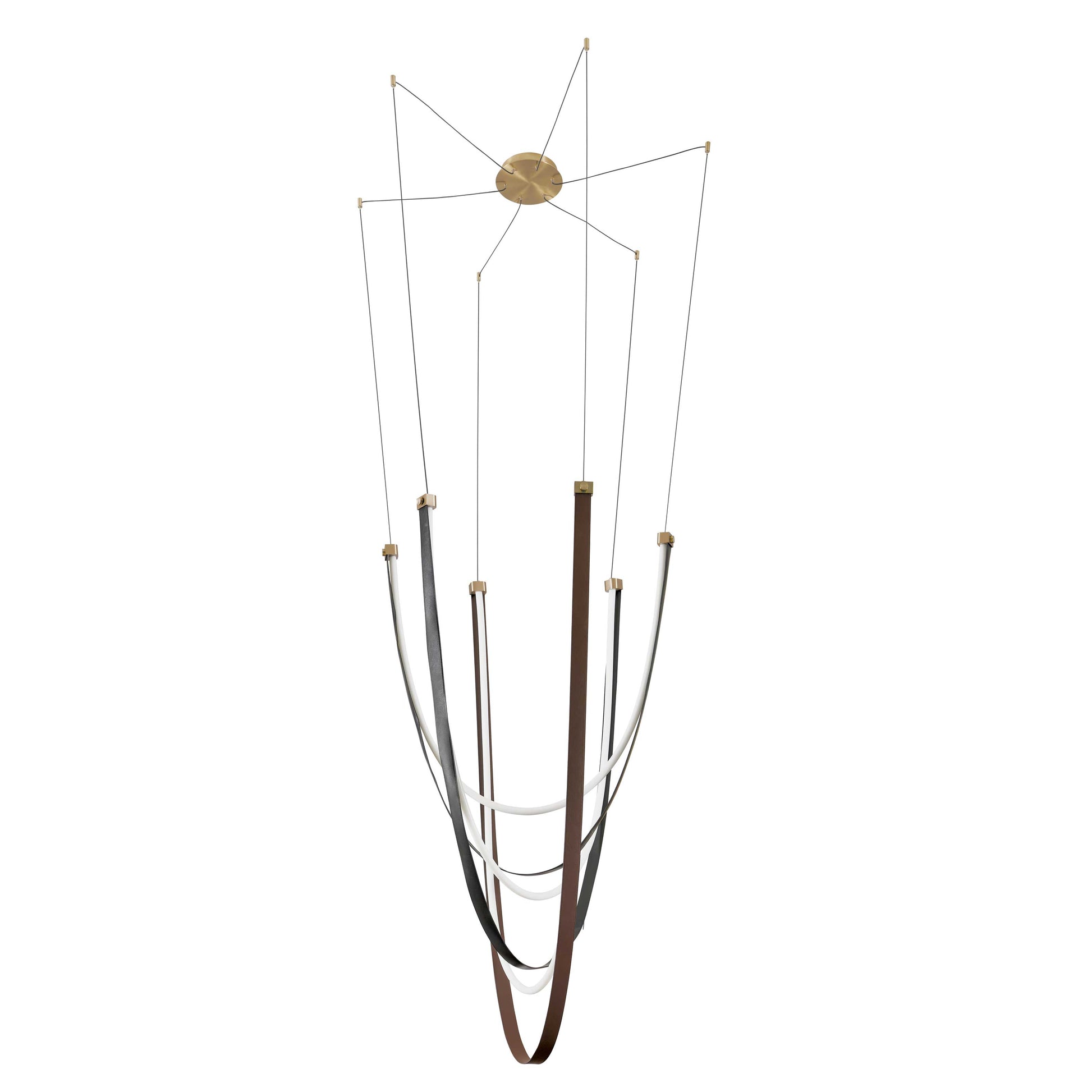 Suspension AYERS en champagne bronze — 207276A — Luminaire Expert