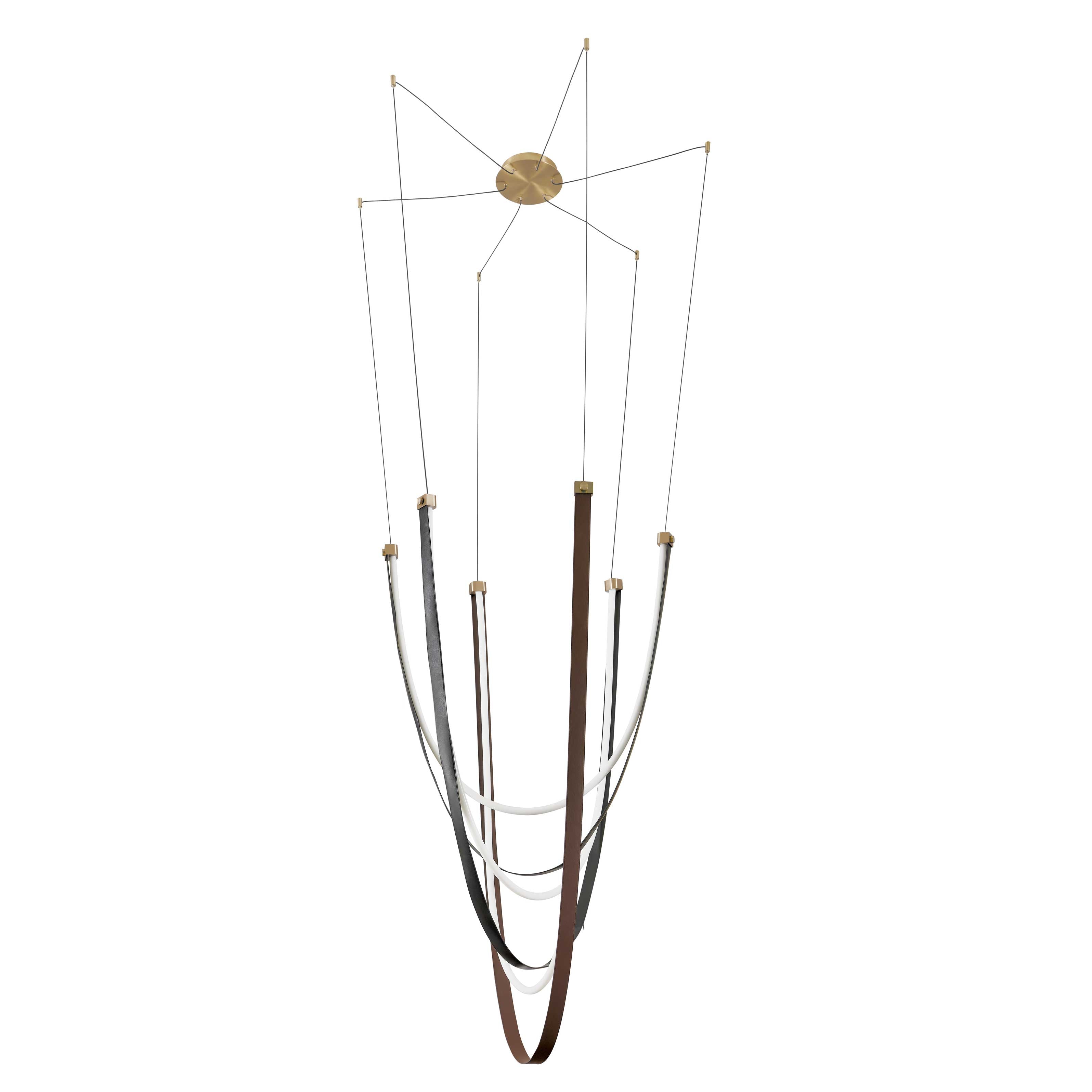 Suspension AYERS en champagne bronze — 207276A — Luminaire Expert