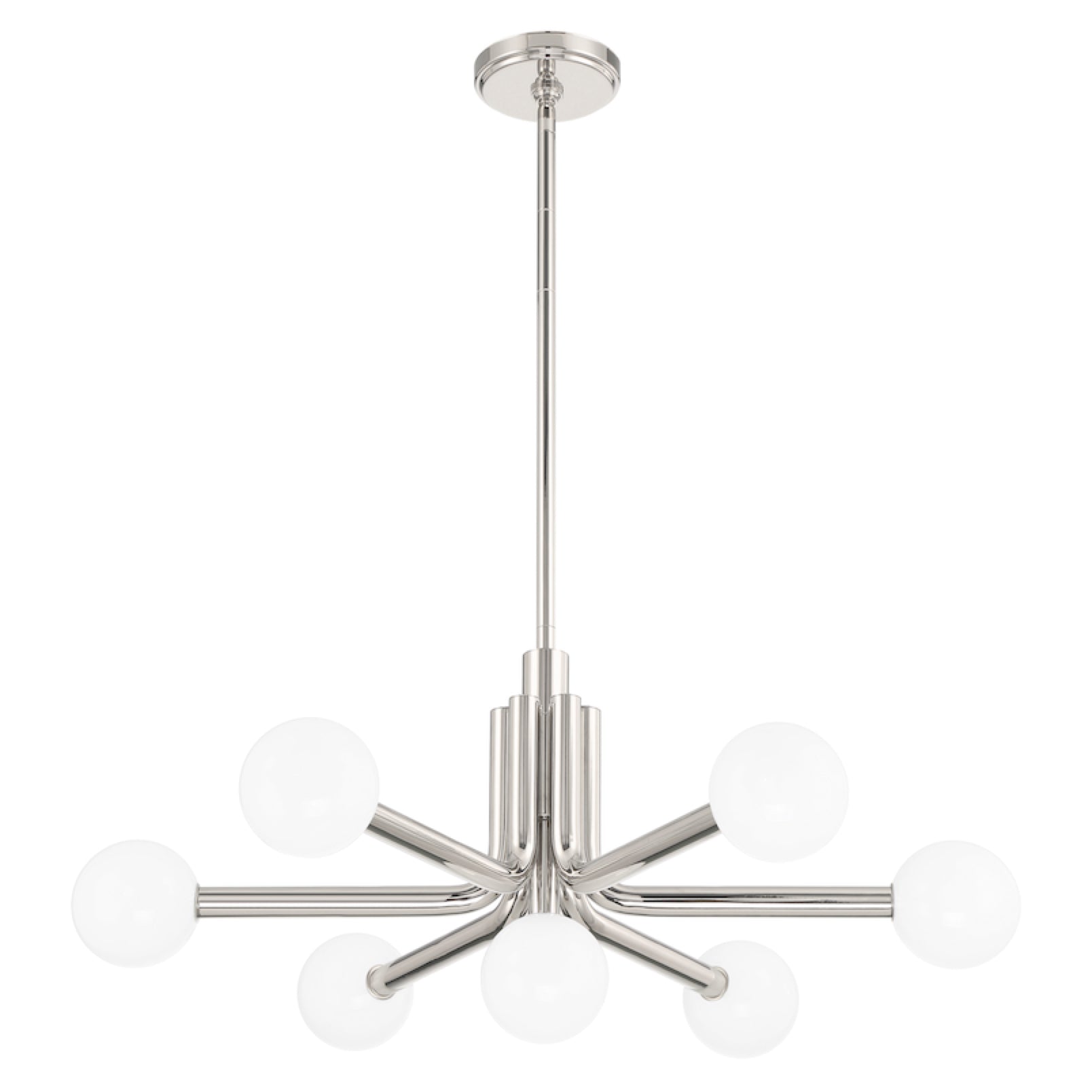 Suspension STOCKHOLM en nickel poli — 207348A — Luminaire Expert