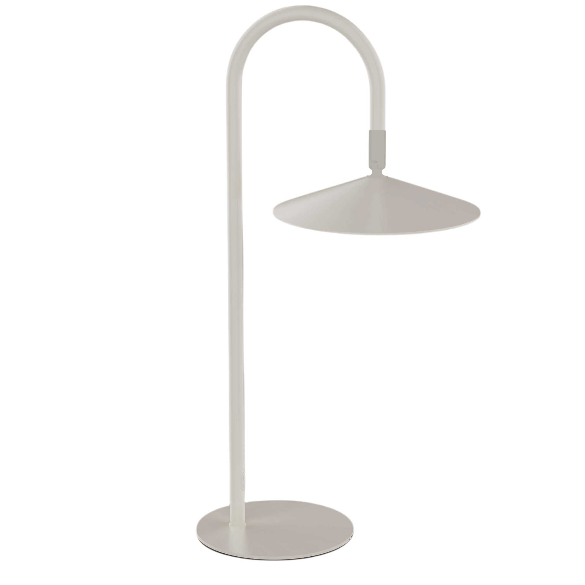 Lampe de table RAQUEL en lin mat — RQL-2610LEDT-MLN — Luminaire Expert