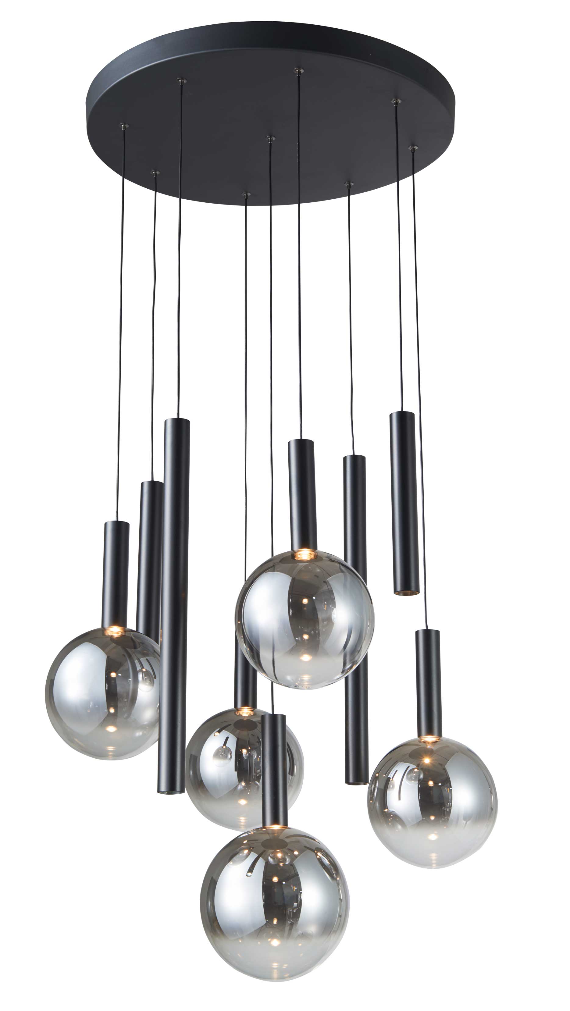 Suspension MODELLA en noir — AC5009BK — Luminaire Expert