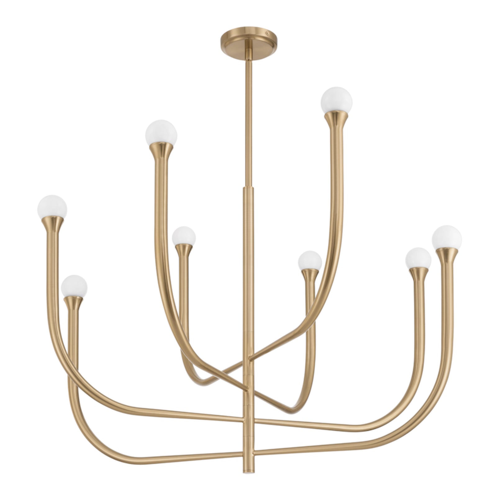 Suspension DAHLIA en laiton — 207257A — Luminaire Expert
