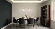 Suspension STOCKHOLM en nickel poli — 207351A — Luminaire Expert