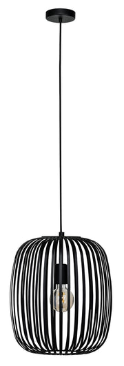 Suspension ROMAZZINA en noir — Eglo
