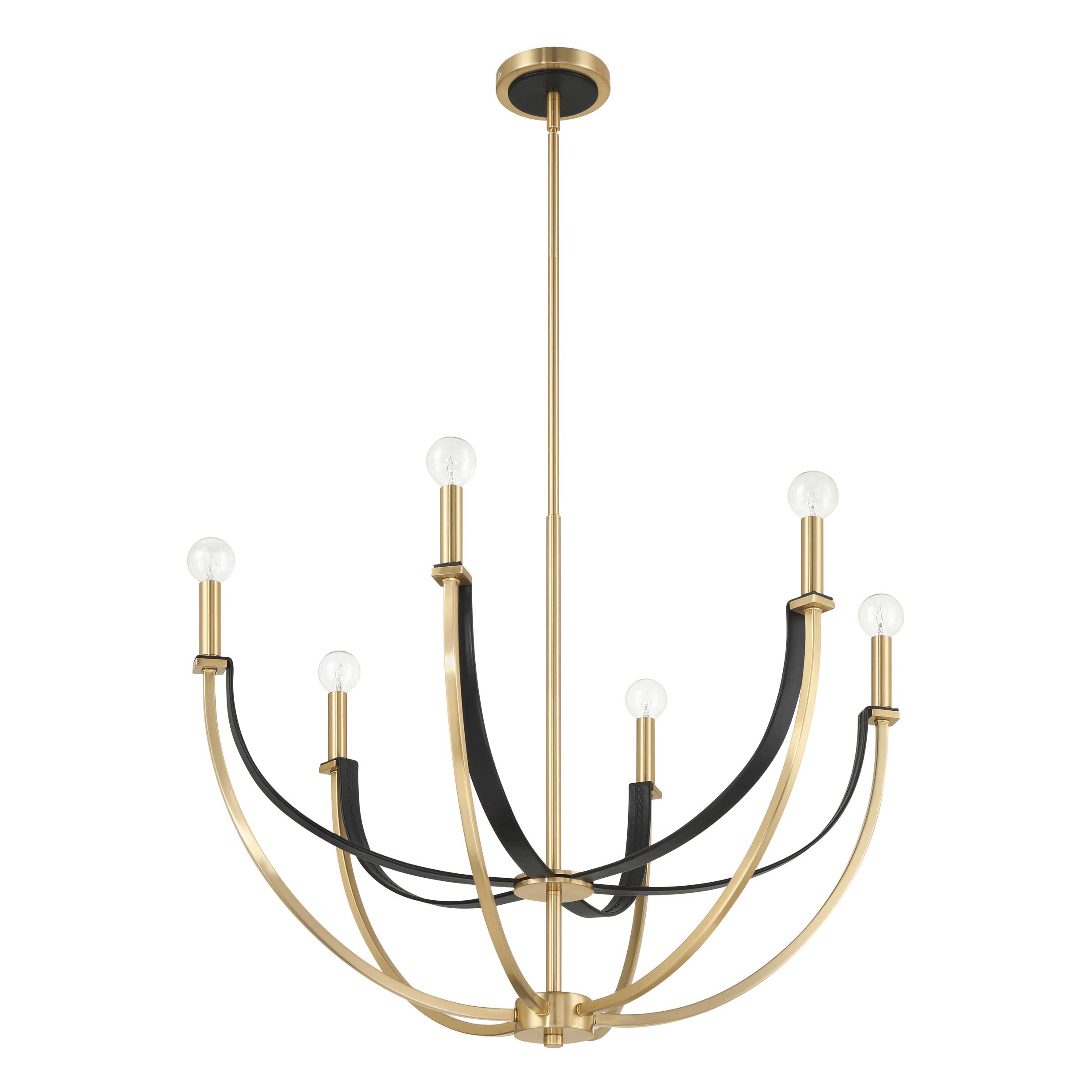 Suspension SUSSEX en champagne bronze — 207368A — Luminaire Expert