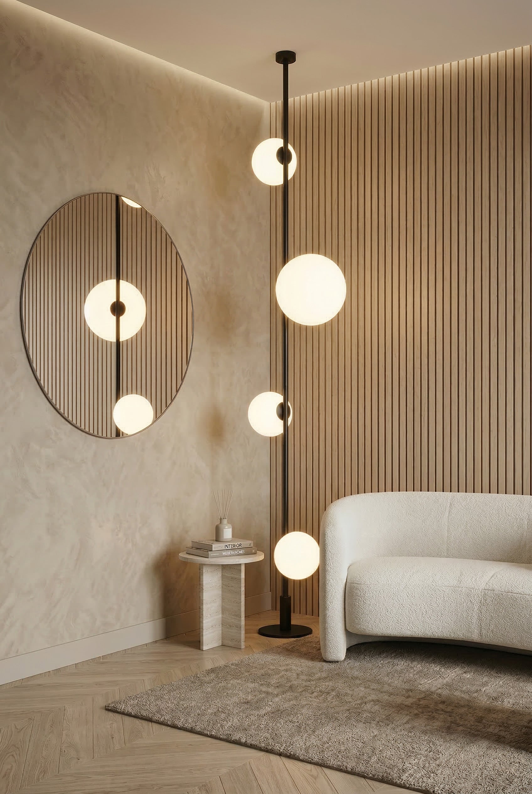 Lampe de plancher Lampe plancher en kit en noir — BK-010-BLK — Luminaire Expert