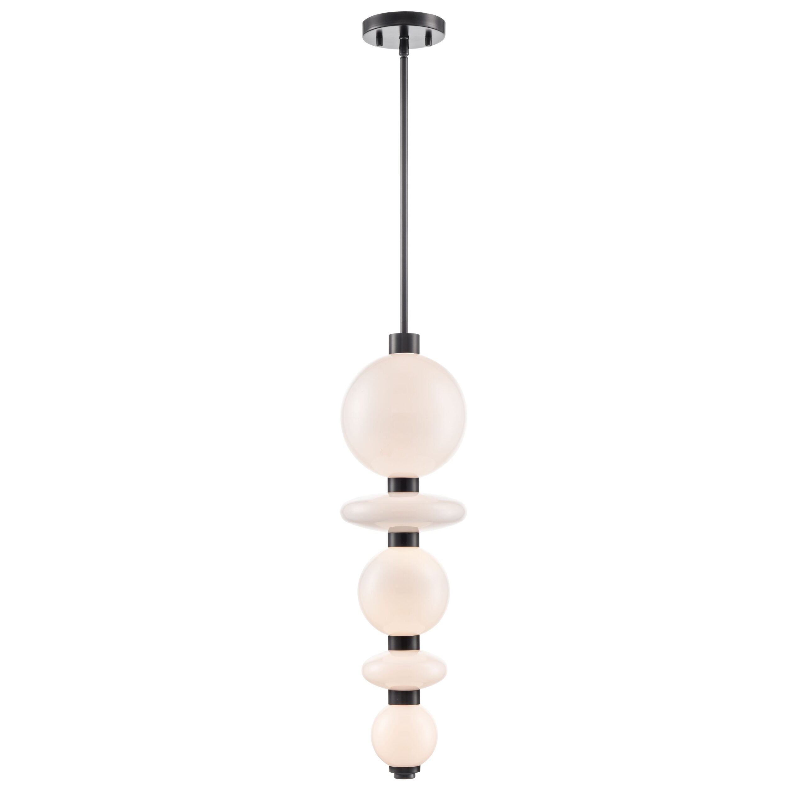 Suspension CORSAIR en ébène — DVP48110EB-TO — Luminaire Expert