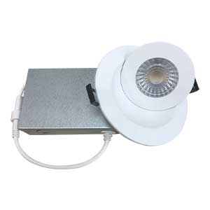 Accessoire de salle de bain Encastré pivotable en blanc — 70532 — Luminaire Expert