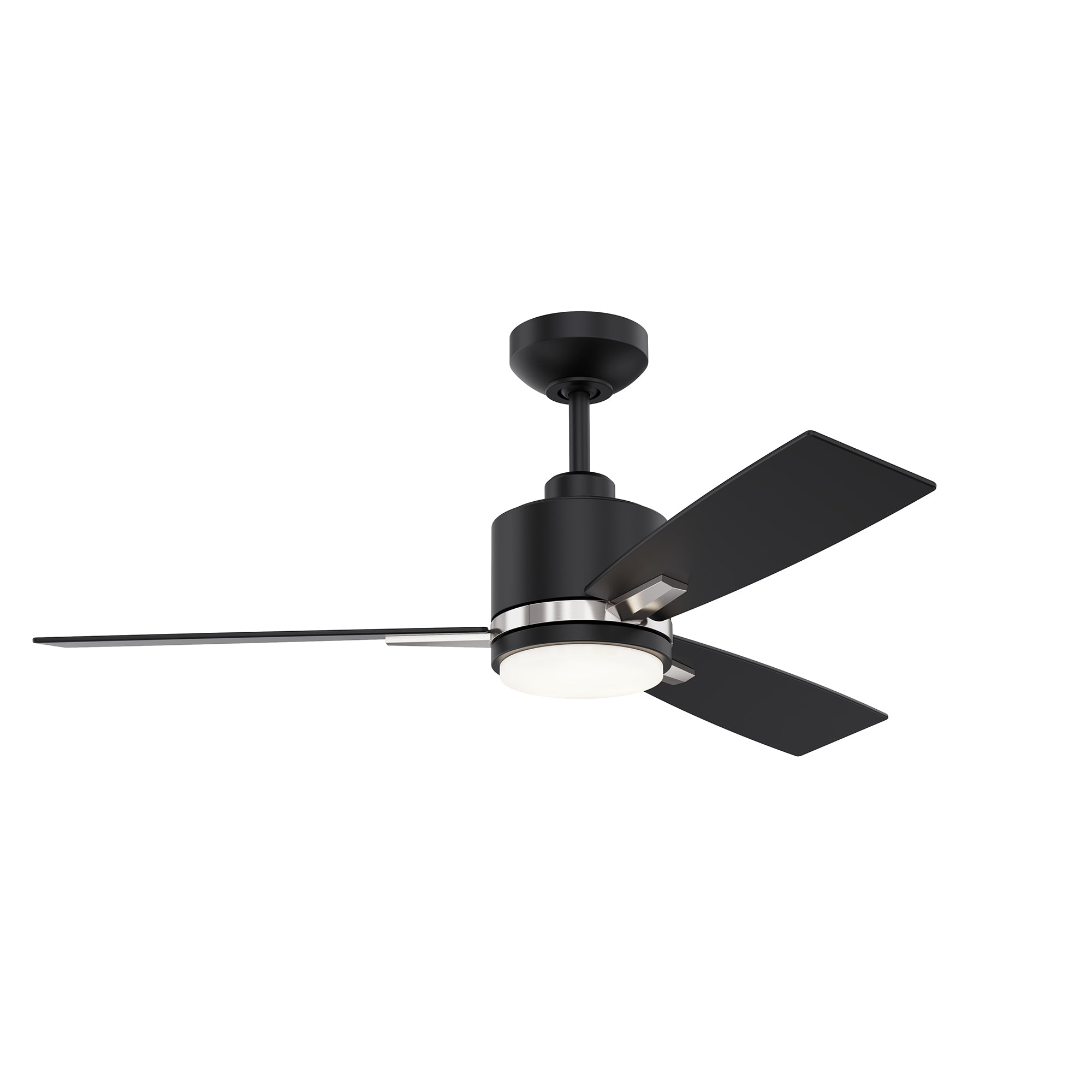 Ventilateur NUVEL en noir mat et nickel satiné — Kendal