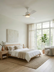 Ventilateur de plafond NUVEL en blanc mat — Luminaire Expert