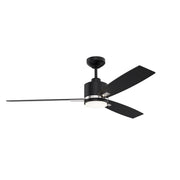 Ventilateur NUVEL en noir mat et nickel satiné — Kendal