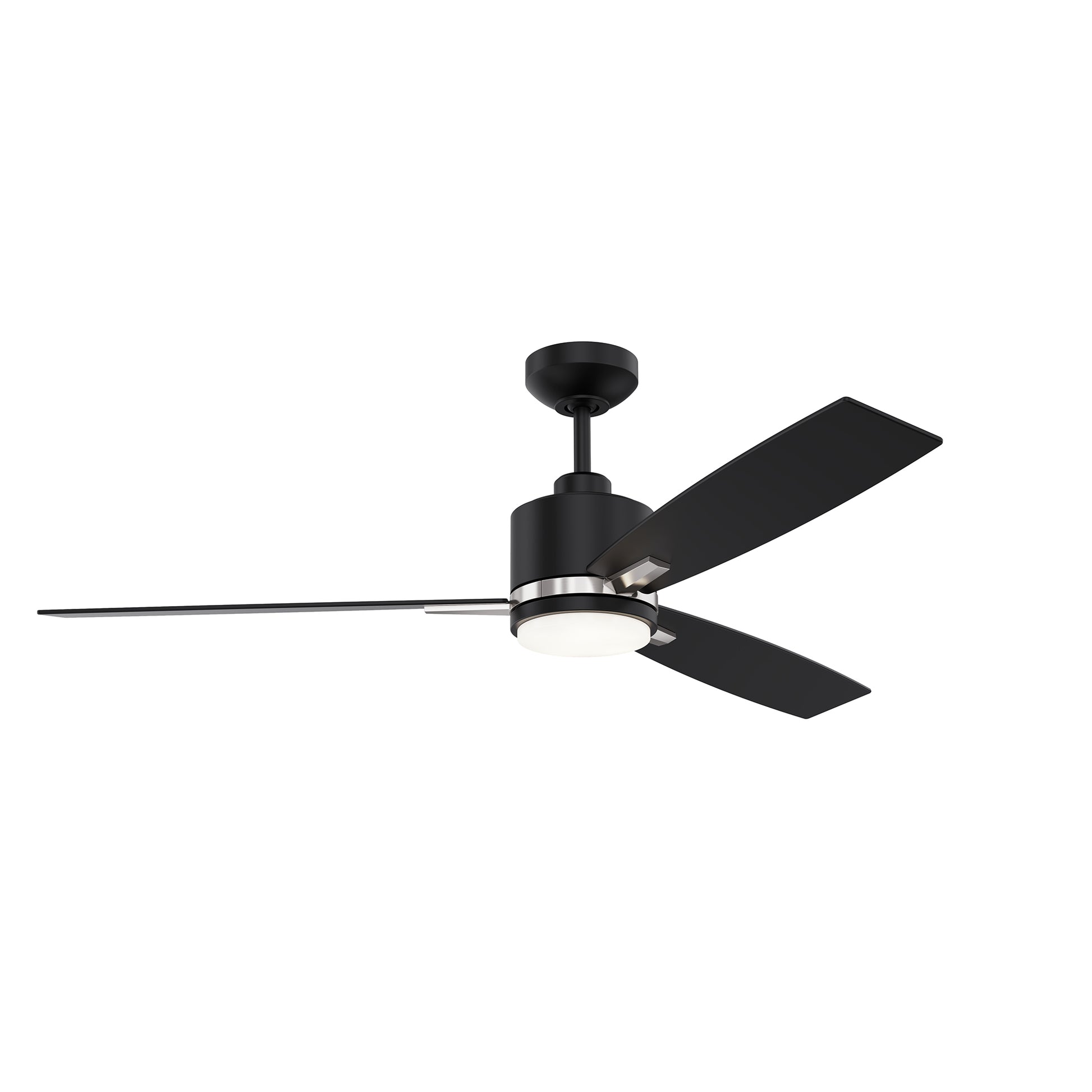Ventilateur NUVEL en noir mat et nickel satiné — Kendal