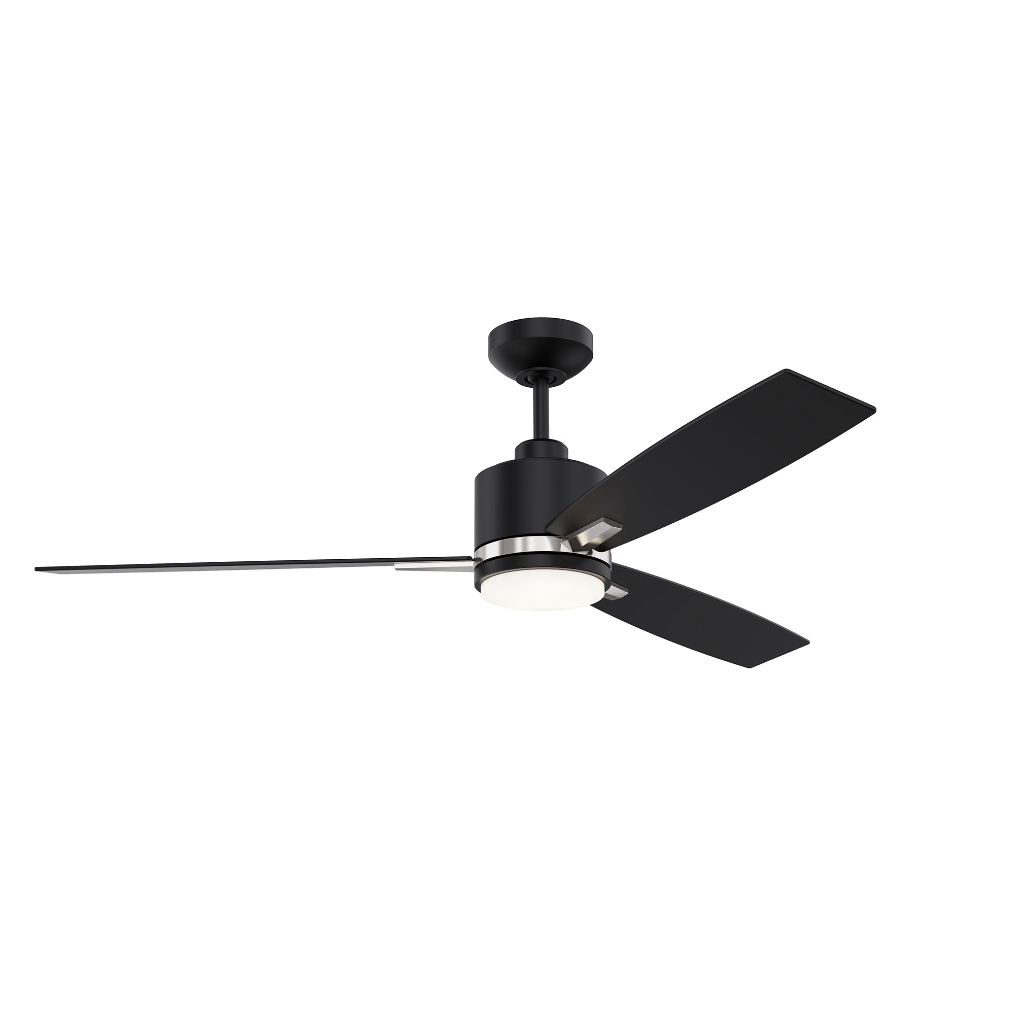 Ventilateur NUVEL en noir mat et nickel satiné — Kendal