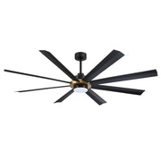 Ventilateur VENN en noir et laiton — Kendal