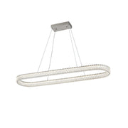 Suspension CHEVRON en nickel brossé Artcraft — vue supplémentaire