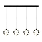 Suspension ROSE en noir — Artcraft