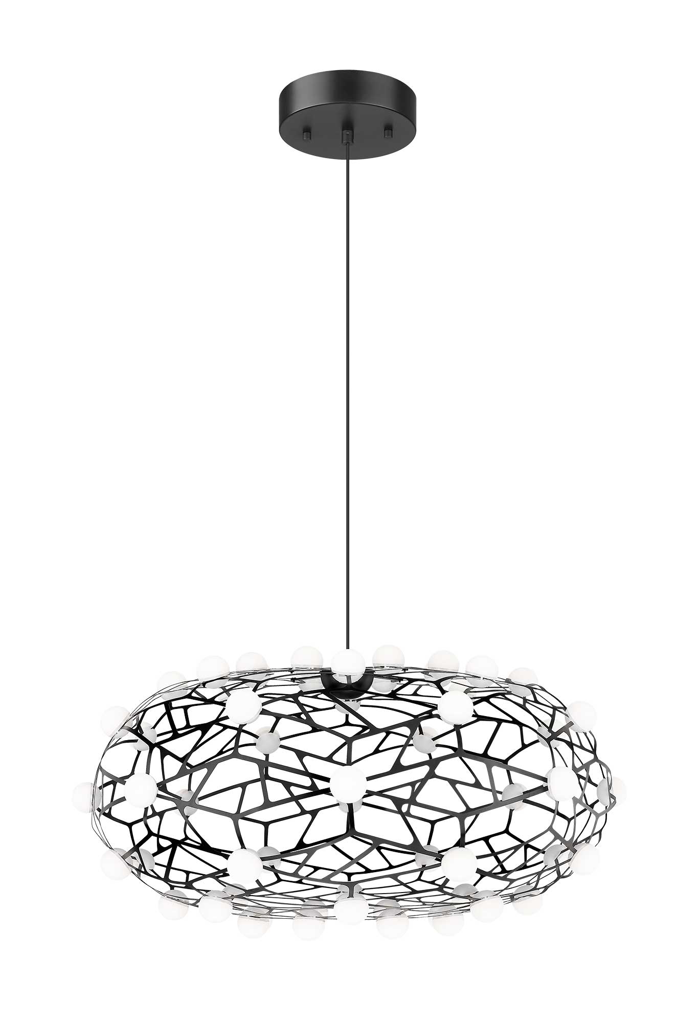 Suspension CORAL en noir — Matteo