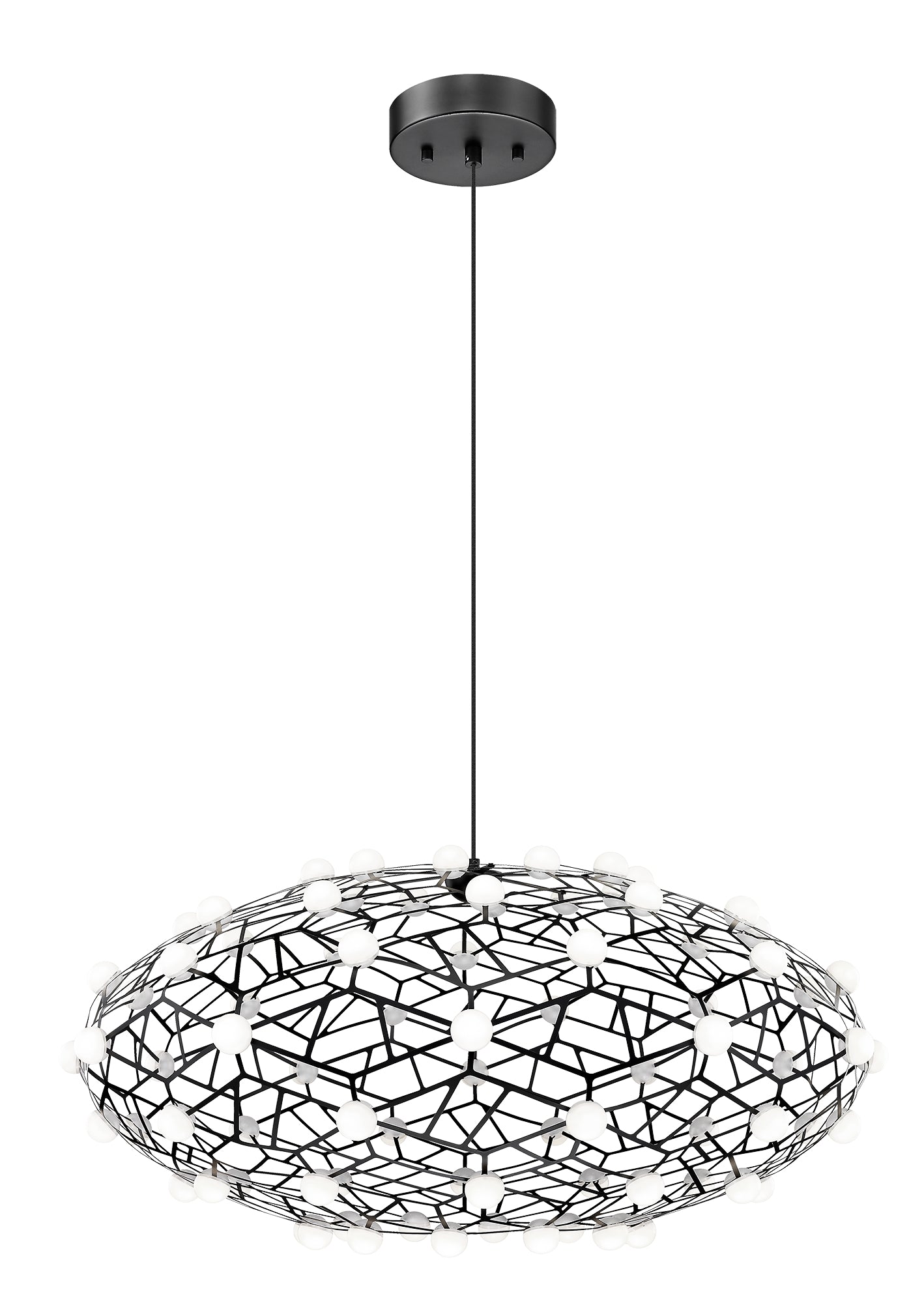 Suspension CORAL en noir — Matteo