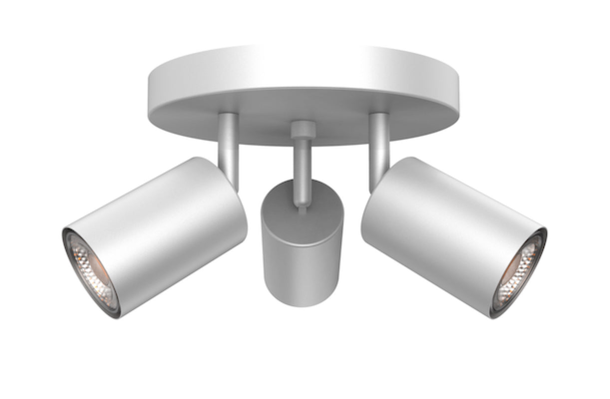 Projecteur triple en blanc — CK398A-3-WH — Luminaire Expert