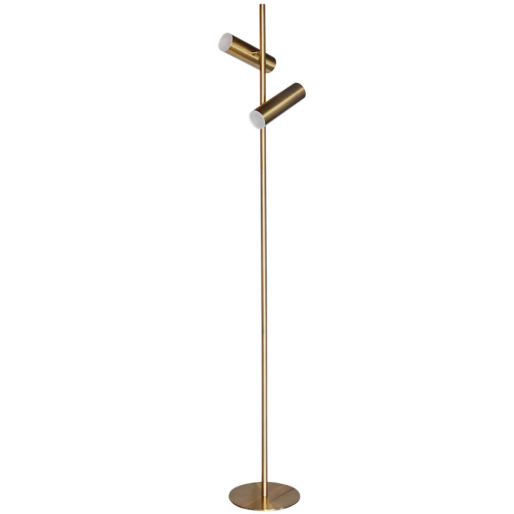 Lampe de plancher CONSTANCE en laiton vieilli — Dainolite