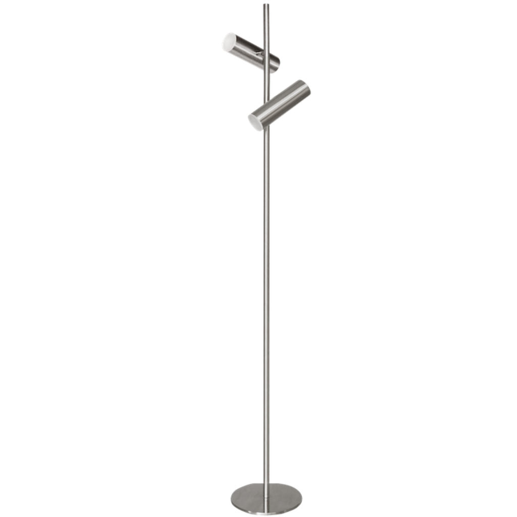 Lampe de plancher CONSTANCE en chrome satiné — Dainolite