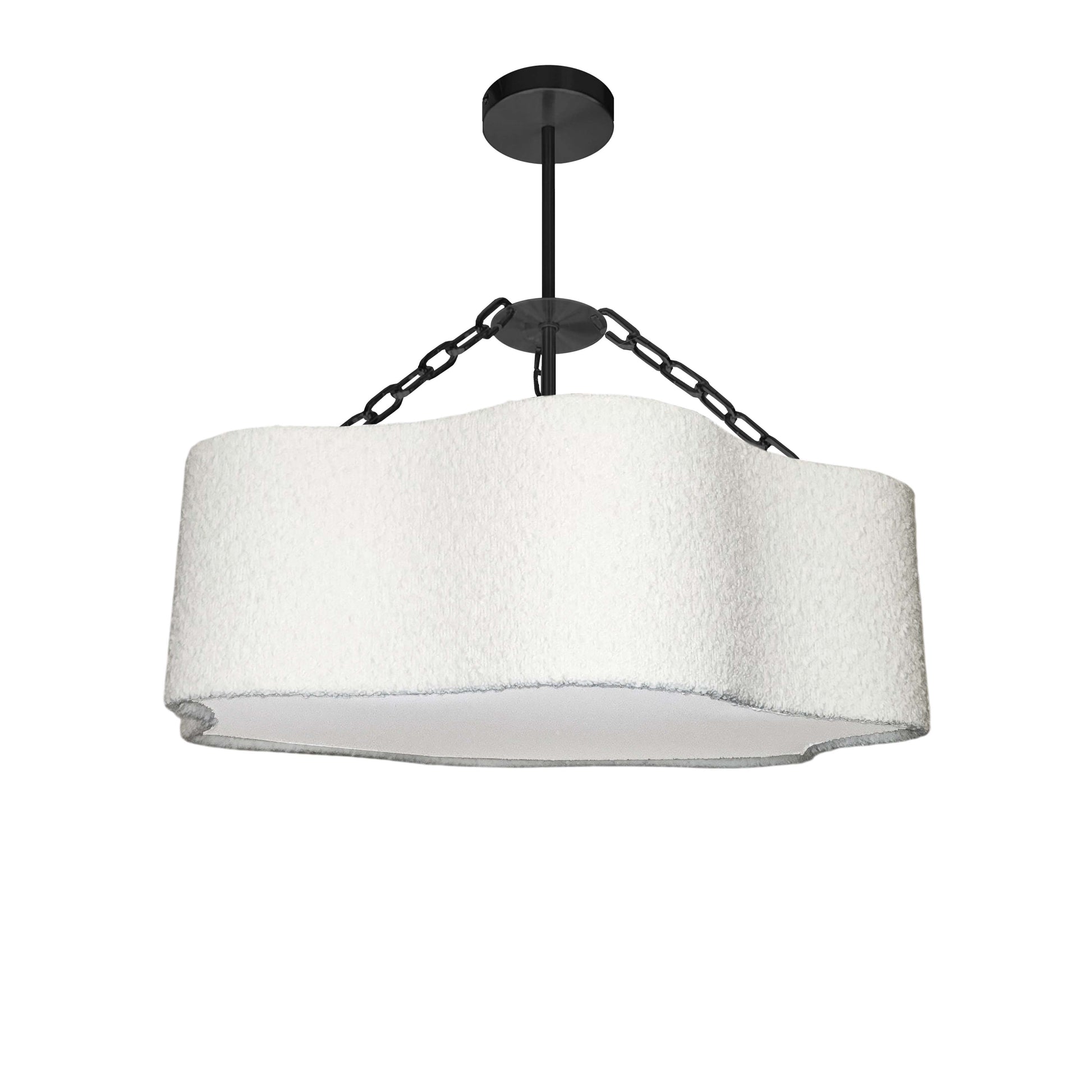 Suspension DALIA en noir mat et blanc Dainolite — vue supplémentaire