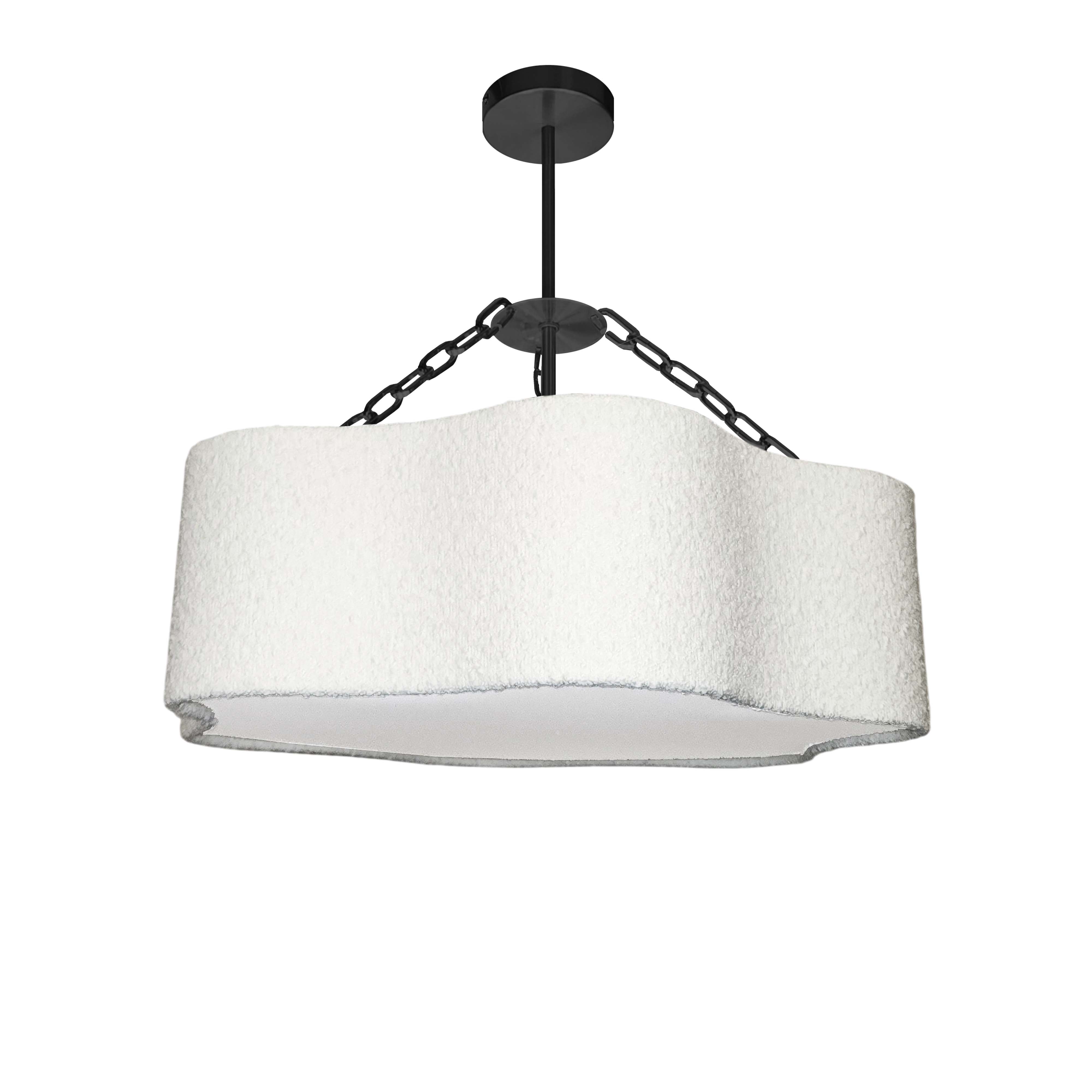 Suspension DALIA en noir mat et blanc Dainolite — vue supplémentaire