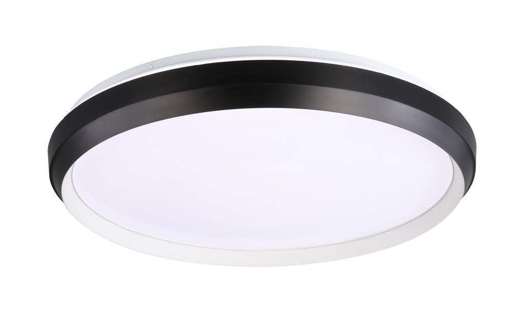 Plafonnier LABRADOR en blanc mat et noir mat — Dvi