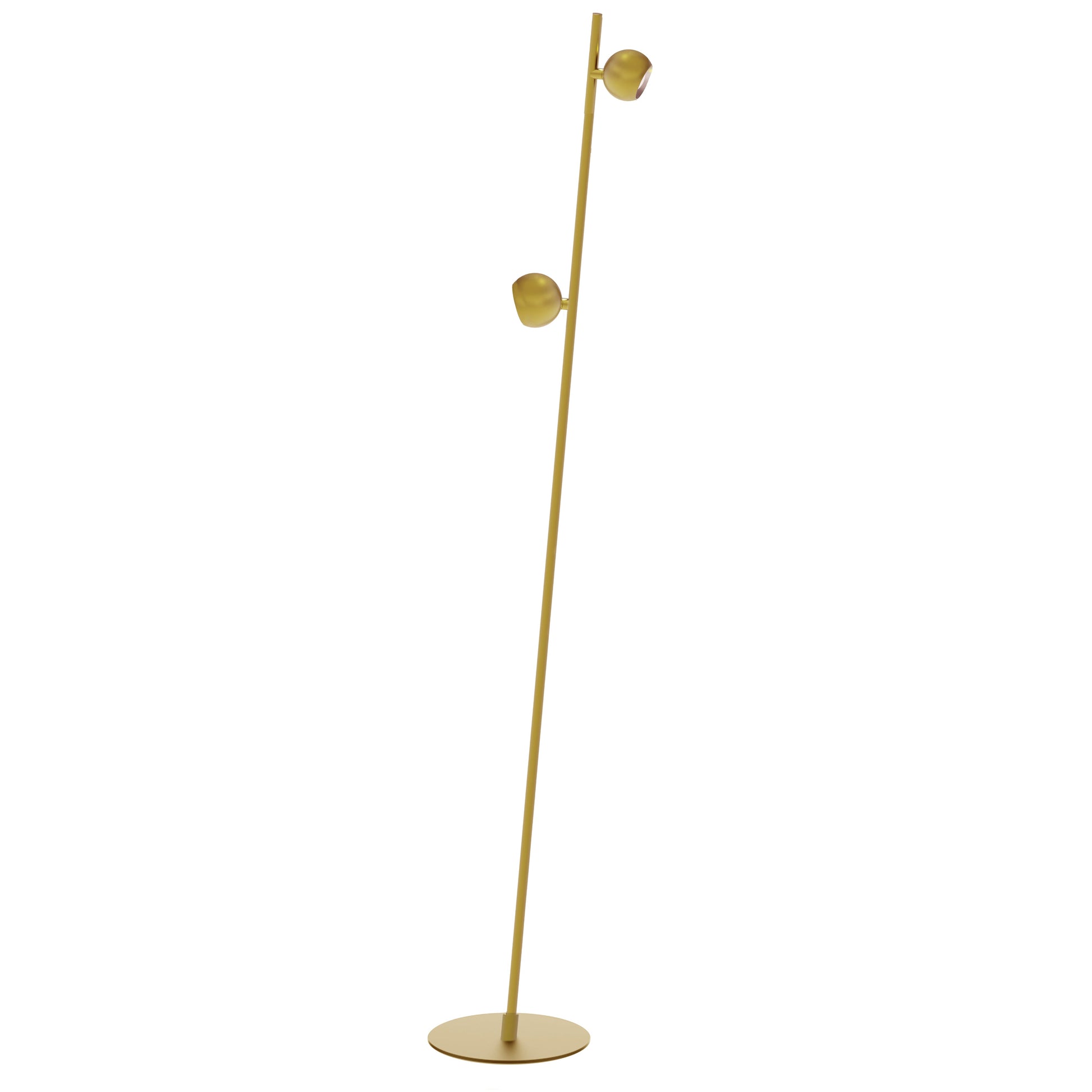 Lampe de plancher FERNANDA en laiton vieilli Dainolite — vue supplémentaire