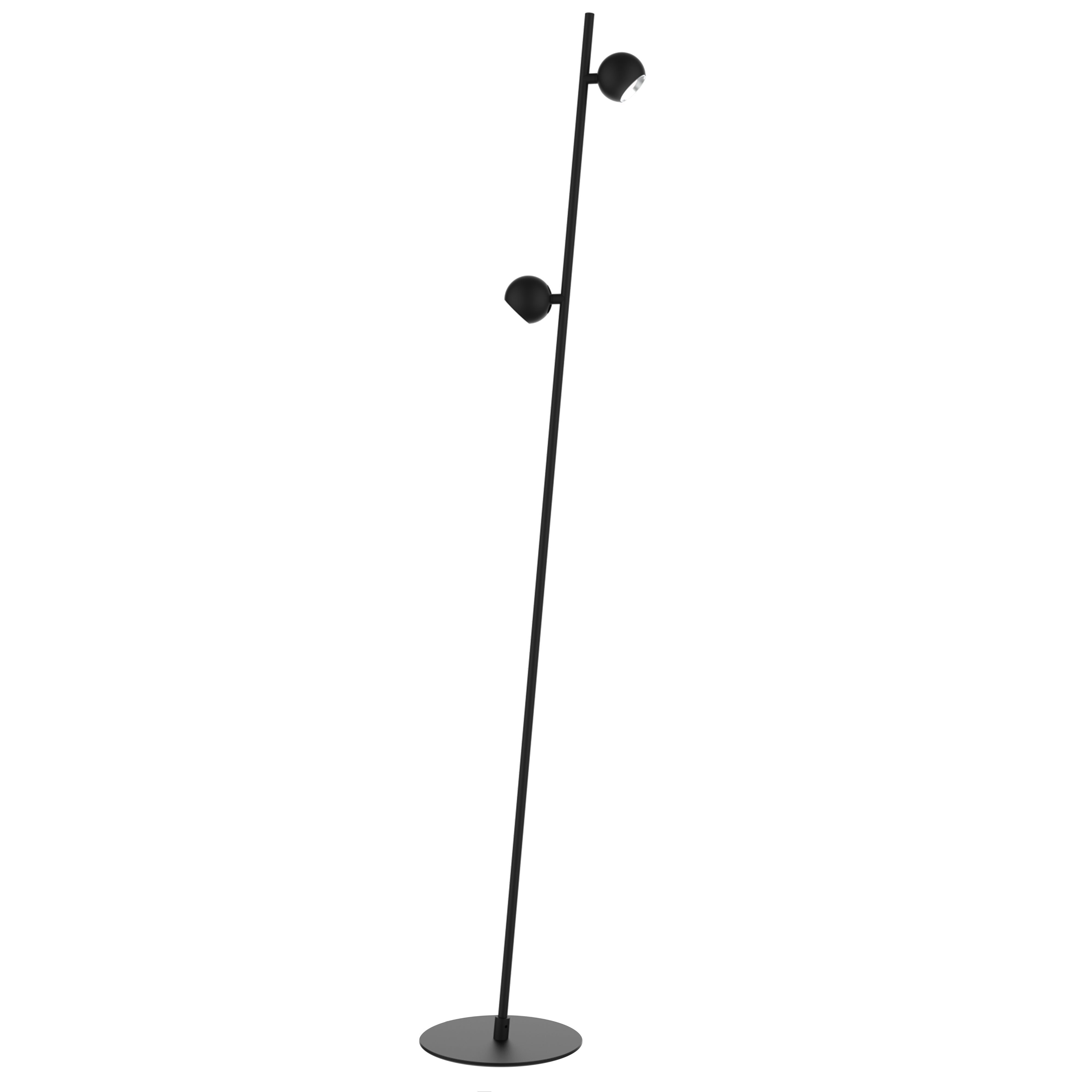 Lampe de plancher FERNANDA en noir sableux Dainolite — vue supplémentaire