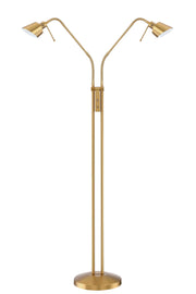Lampe de plancher OSLO TWINS en laiton — Kendal