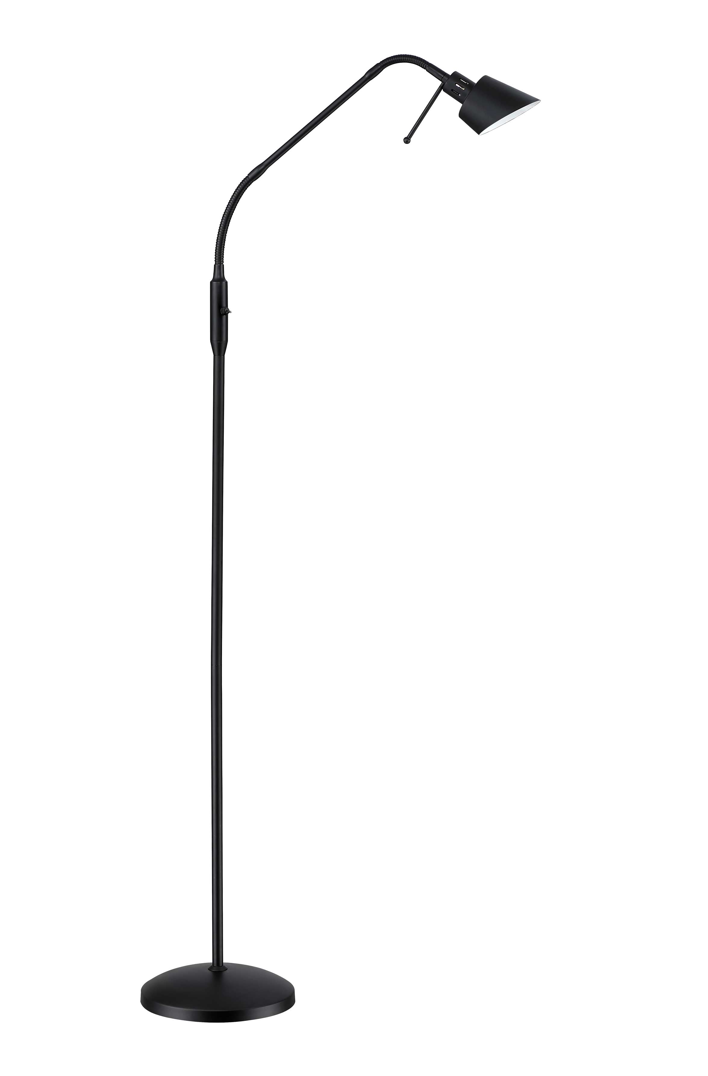 Lampe de plancher OSLO en noir — Kendal
