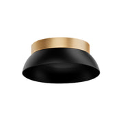 Accessoire de salle de bain RIGID HS en noir mat et or Turolight — vue supplémentaire
