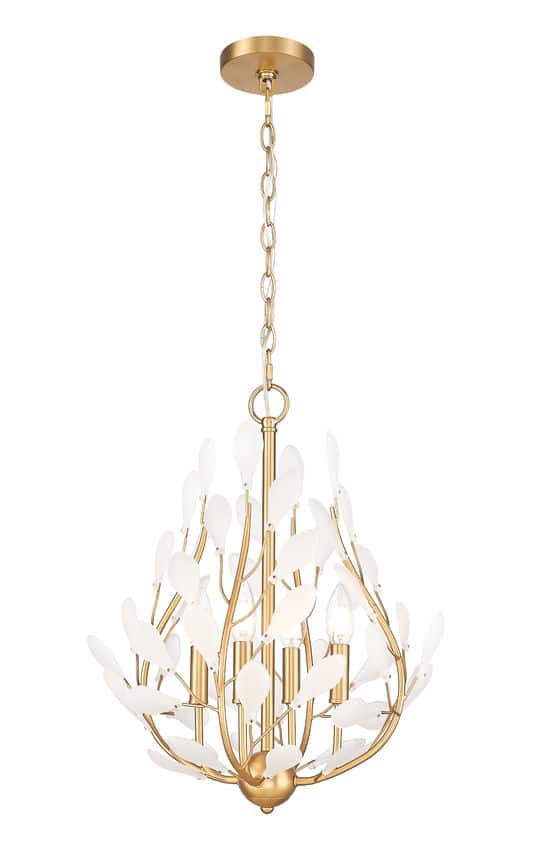 Suspension CLAUDINE en or moderne — Z-Lite
