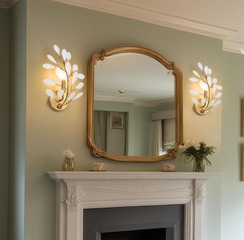 Applique murale CLAUDINE en or moderne — Z-Lite