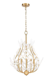 Suspension CLAUDINE en or moderne — Z-Lite