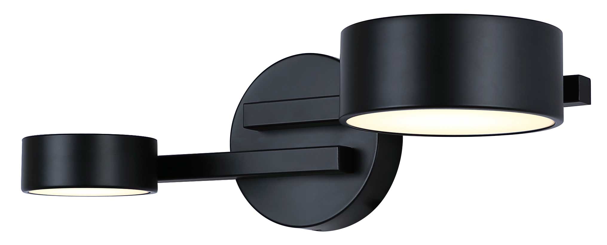 Applique murale MONTGOMERY en noir mat — Canarm